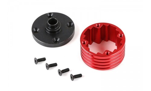 F5 / RF5 / D5 CNC Alloy Diff Shell - RED | Rovan Sports
